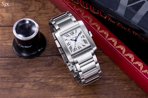 cartier francaise tank|cartier tank francaise men's large.